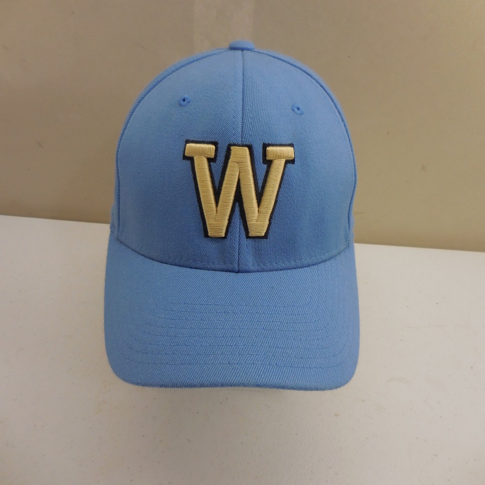 Richardson Pro Model 585 Light Blue W Spartan Hat Small Medium Flexfit Cap
